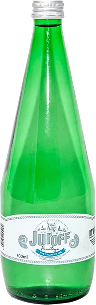 woda niegazowana w szklanej butelce 0,75 litra
