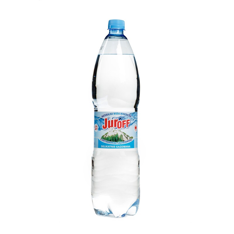 Naturalna woda mineralna Juroff 1,5l delikatnie gazowana